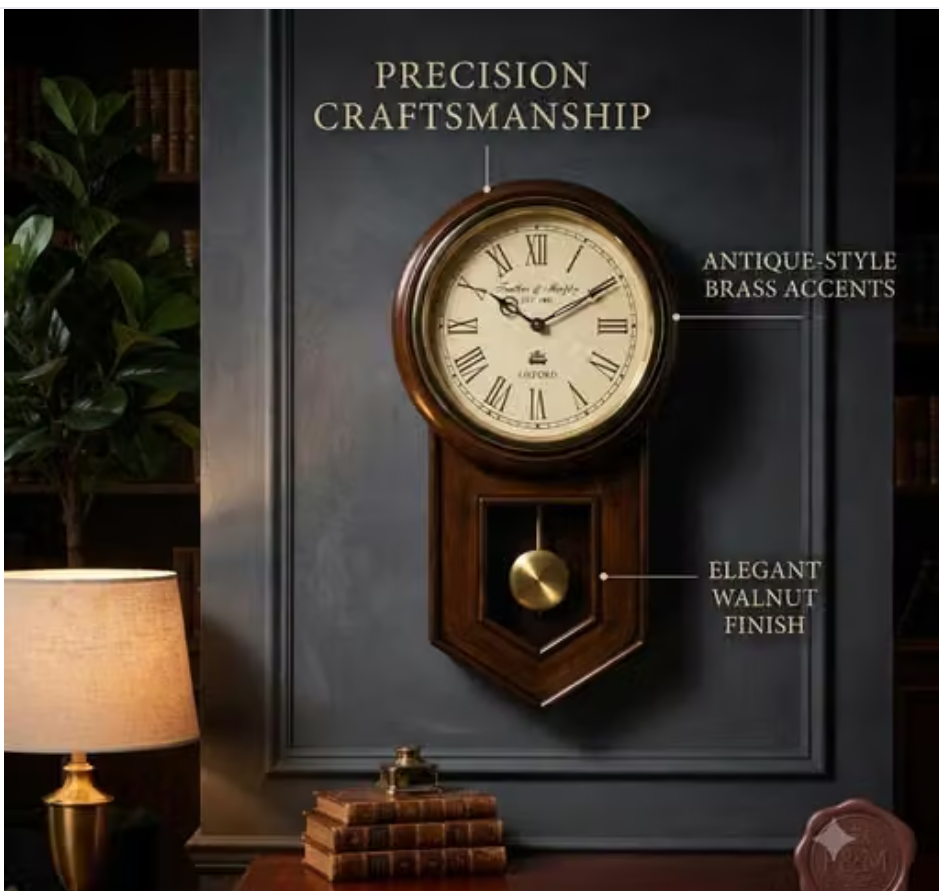 wooden pendulum premium watch
